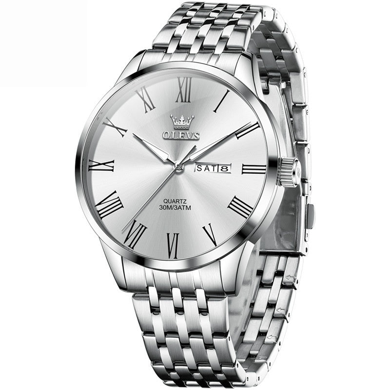 Slim Classic Roman Mens Quartz Watch