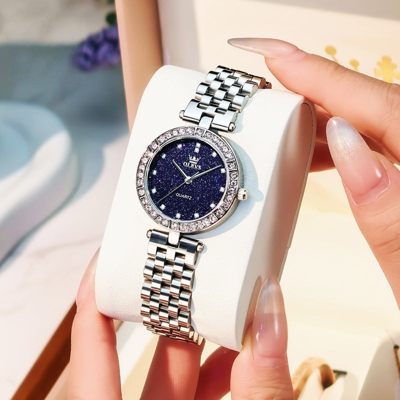 Star Crystal Womens Quartz Watch