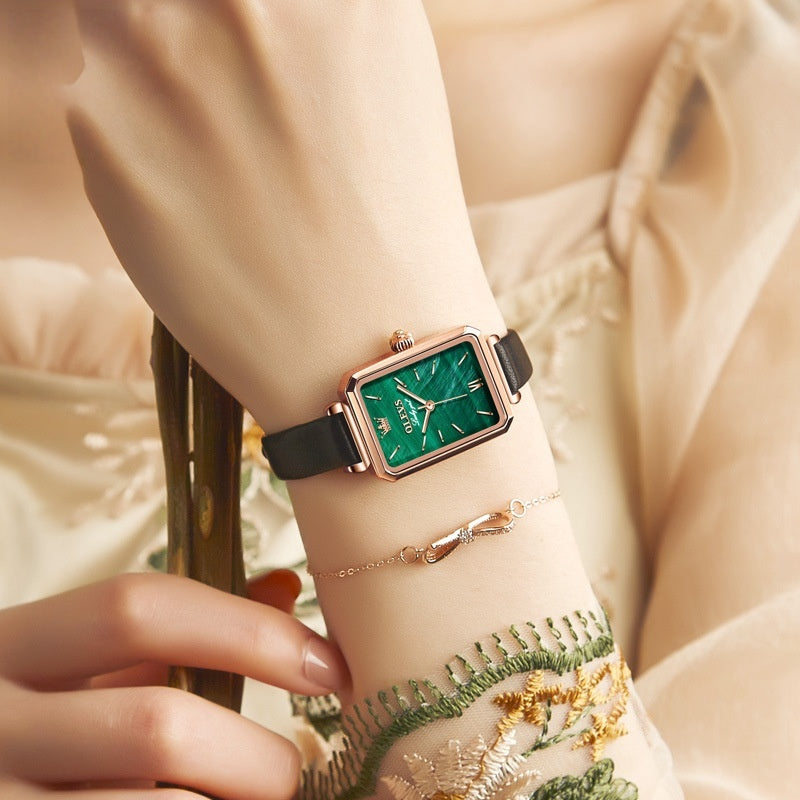 Mesh Square Womens Quartz Watch