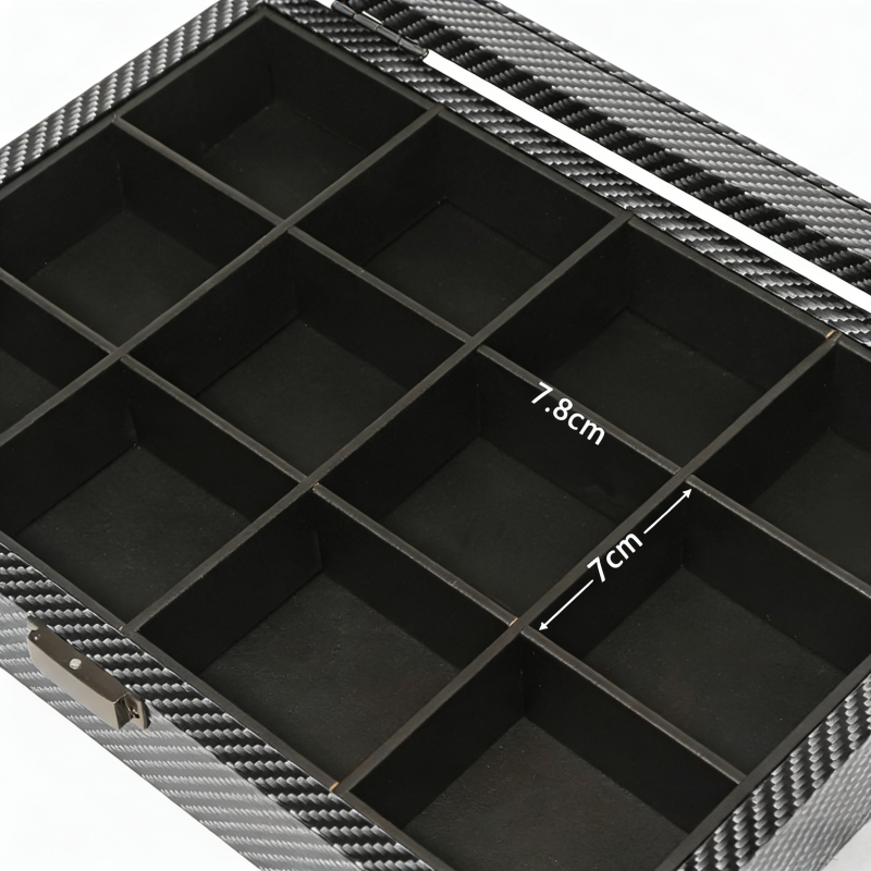 12-Slot Watch Display Case