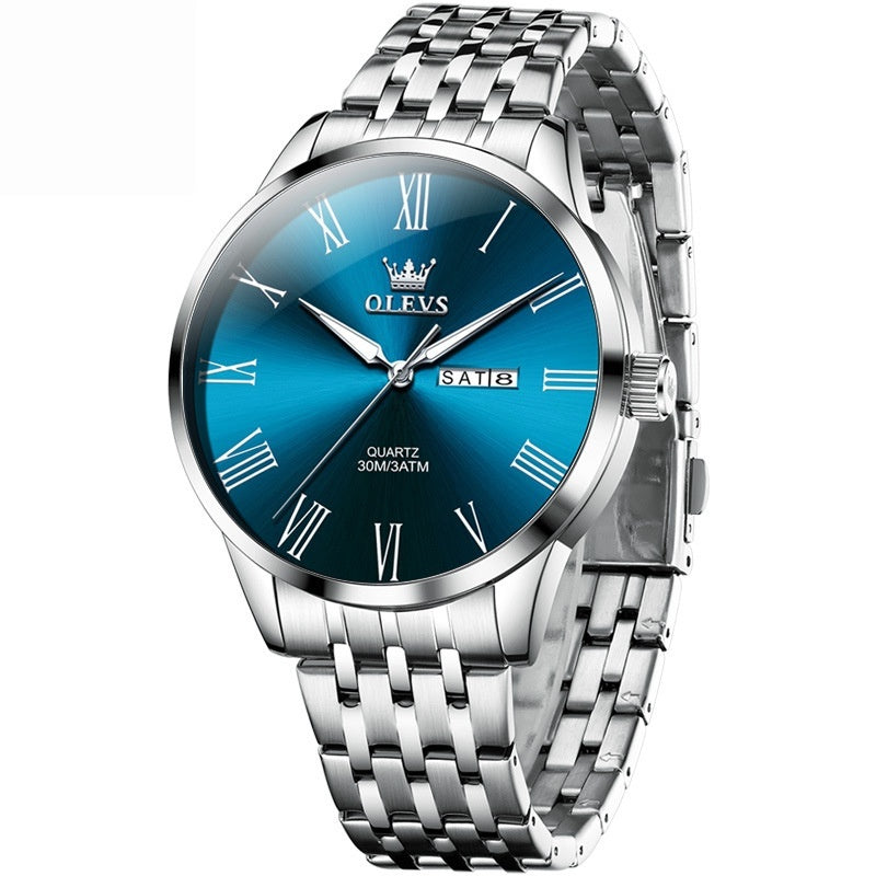 Slim Classic Roman Mens Quartz Watch