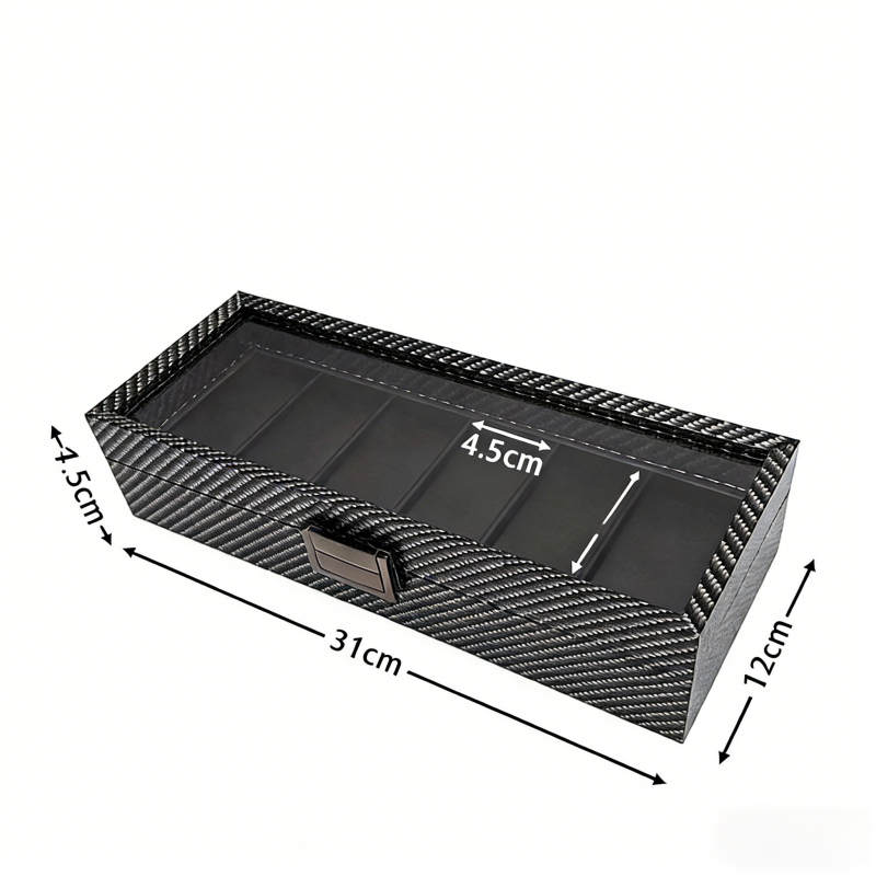 6-Slot Watch Display Box
