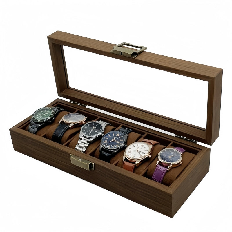 6-Slot Watch Display Box