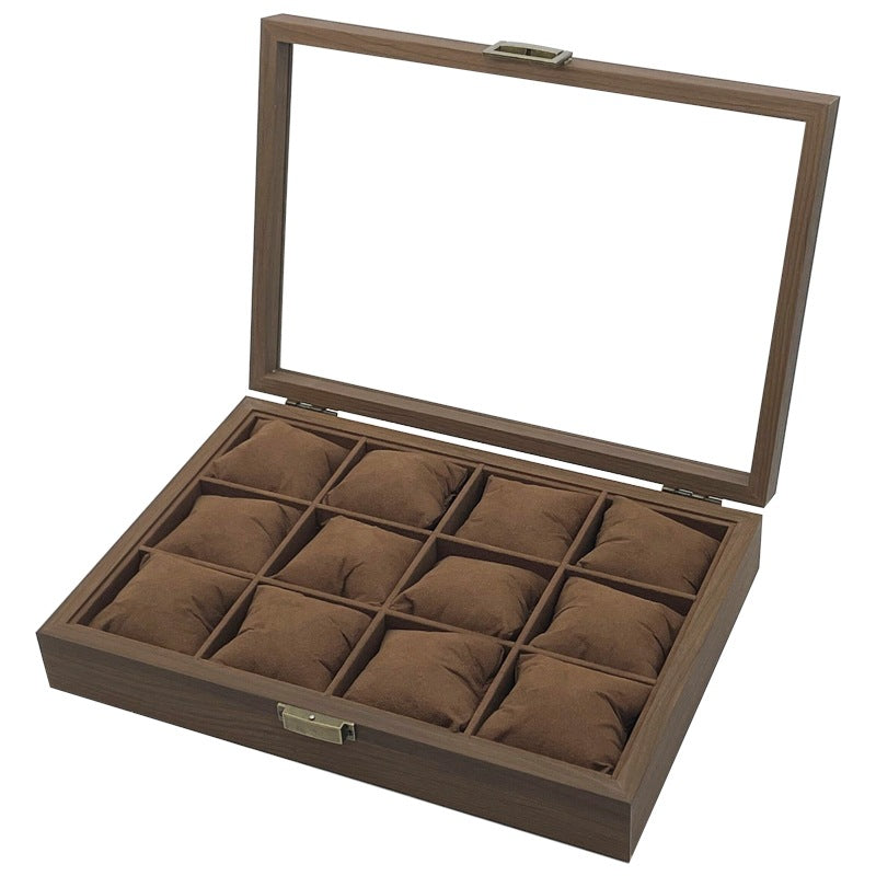 12-Slot Watch Display Case