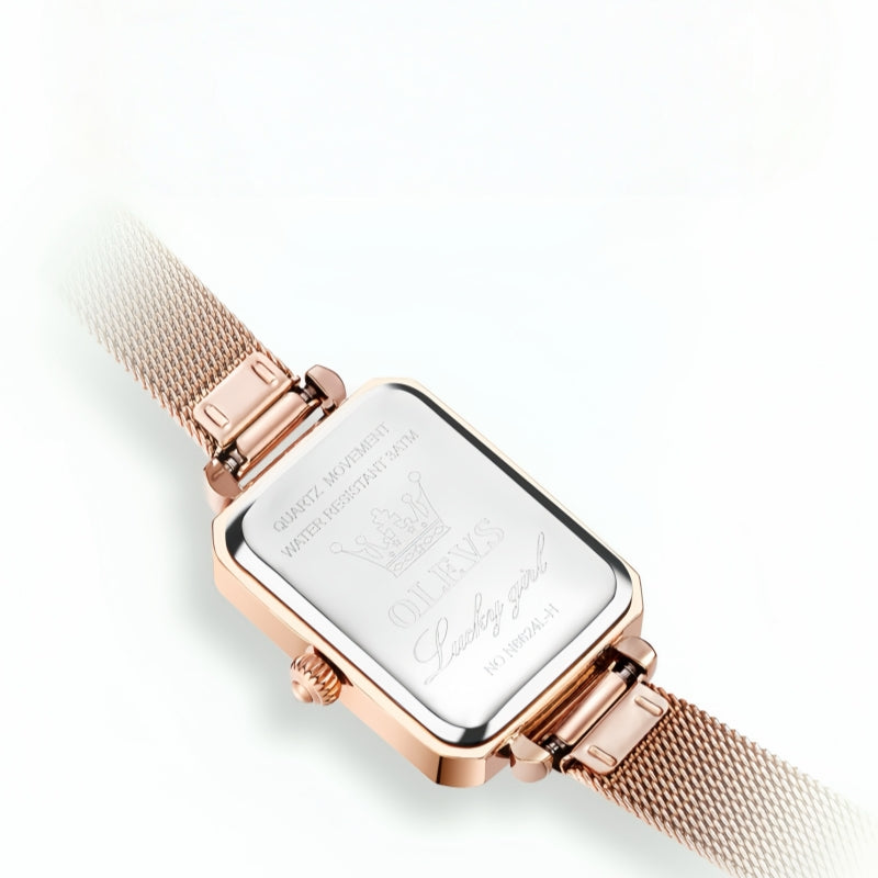 Mesh Square Womens Quartz Watch