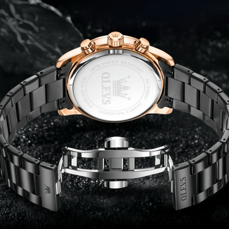 Star Crystal Mens Quartz Watch