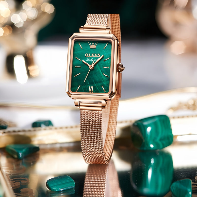 Mesh Square Womens Quartz Watch